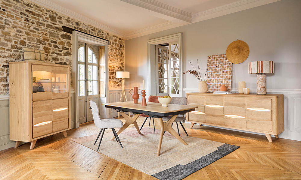 Enfilade 4 portes dessus bois – Image 2